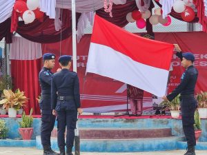 Warga Binaan Lapas Pohuwato, Gelar Upacara Hut Kemerdekaan RI Ke-78 Tahun 2023