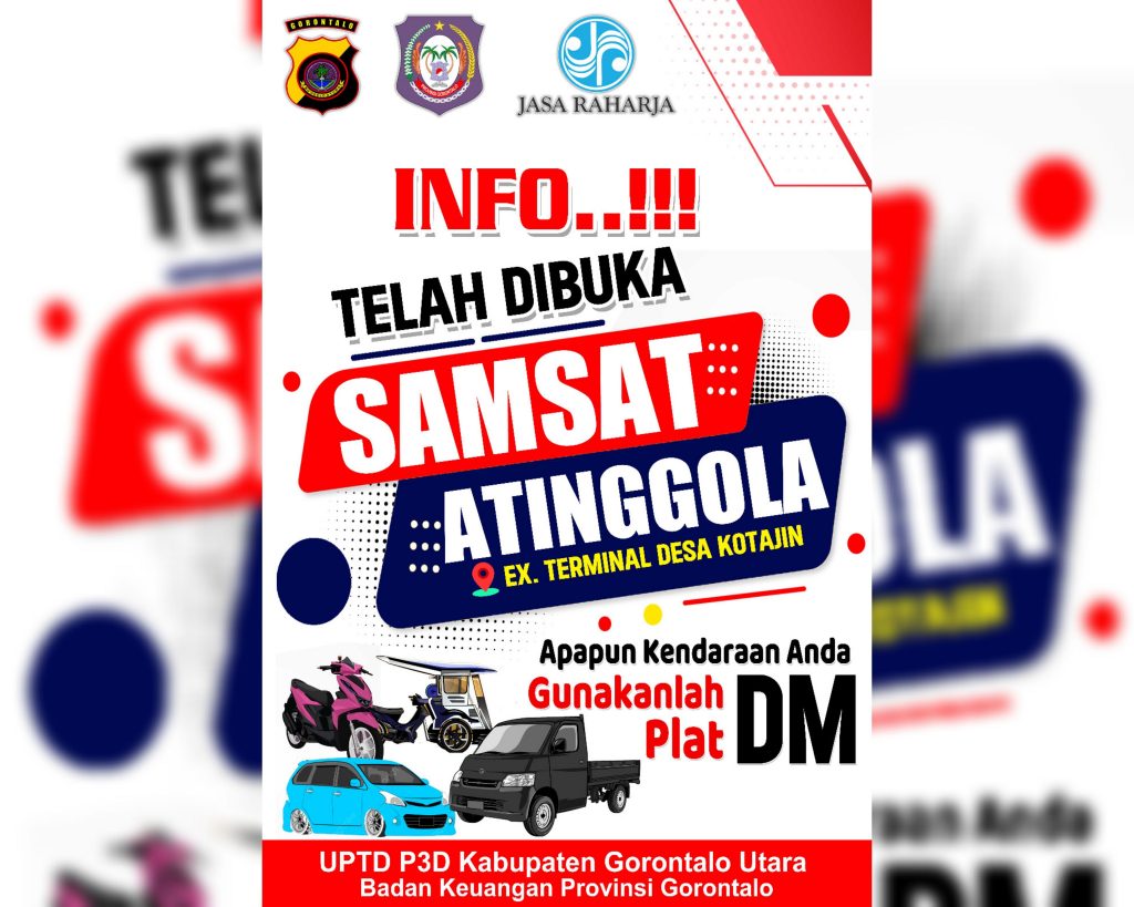 Mendekatkan Pelayanan Masyarakat Samsat Pembantu Dibuka di Kec.Atinggola