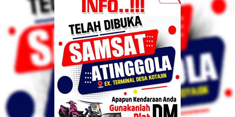 Mendekatkan Pelayanan Masyarakat Samsat Pembantu Dibuka di Kec.Atinggola
