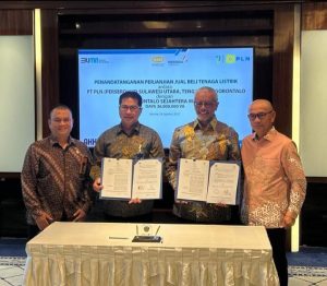 Bupati Pohuwato Saksikan Penandatangan Jual Beli Listrik Antara PLN dan PT.GSM