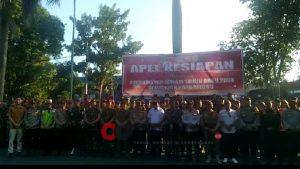 Jelang Malam Pergantian Tahun Polres Bitung Gelar Apel Pengamanan