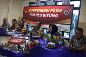 Hasil Press Release Akhir Tahun Polres Bitung Mampu Menekan Angka Kriminalitas