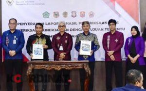 BPK RI Serahkan LHP Smester III Tahun 2023 Ke Pemda Pohuwato