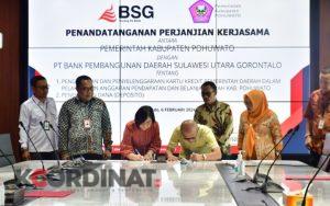 Pemkab Pohuwato Bangun Kesepakatan Melalui PKS Dengan Bank Sulut-Go