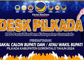 DPD Partai NasDem Kabupaten Gorontalo Resmi Umumkan Pembukaan Pendaftaran Bakal Calon Pilkada 2024