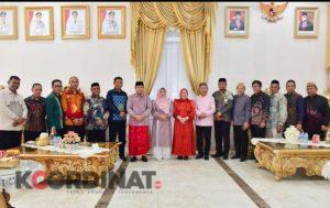 Momentum Hari Raya Idulfitri Bupati Pohuwato Bersama Kapolres Pohuwato AKBP Winarno Sambangi Forkopimda Provinsi Gorontalo