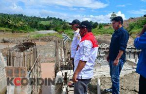 Pekerjaan Proyek Besar Bendungan Taluditi di Tinjau Langsung Bupati Pohuwato