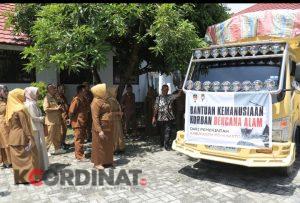 Disdikbut Pohuwato Kirim Bantuan Kemanusiaan Untuk Korban Bencana Banjir Kota Gorontalo