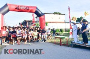 Bupati Saipul A. Mbuinga Buka Lomba Running 7 Kilometer yang Digelar Pemerintah Desa Marisa Utara
