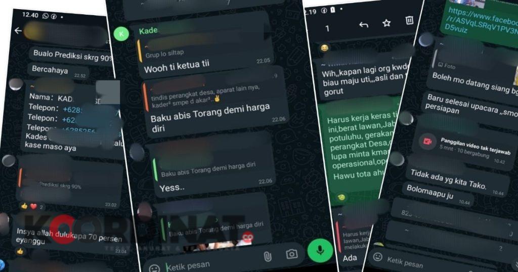 Parah! Sejumlah Kepala Desa di Gorontalo Utara Dukung Paslon Pilkada?
