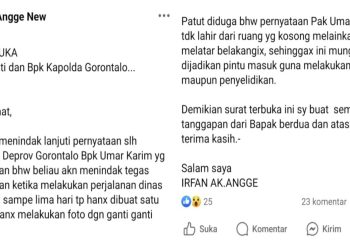 Kajati dan Kapolda Gorontalo Didesak Usut Praktek ‘Ganti-ganti’ Baju saat Perjalanan Dinas