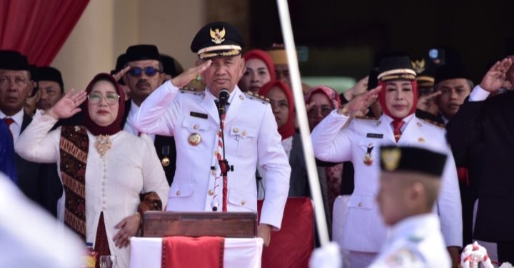 Bupati Pohuwato Bertindak Selaku Inspektur Upacara Peringati Hari Ulang Tahun HUT Ke- 79 Kemerdekan Republik Indonesia