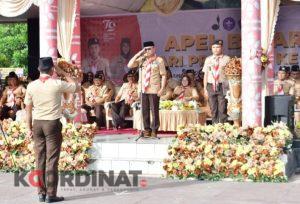 Bupati Pohuwato Hadiri Apel Besar Hari Pramuka Ke-63 Tahun 2024 Tingkat Kwartir Cabang Pohuwato