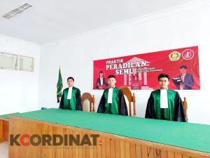 Mahasiswa FH UNIGO Gelar Praktek Peradilan Semu untuk Pemahaman Hukum
