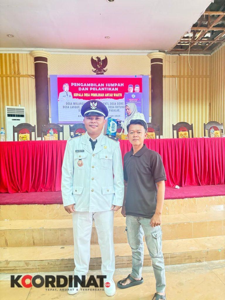 Pijey Muliyadi Resmi Nahkodai Desa Botuwombato di Era Digital