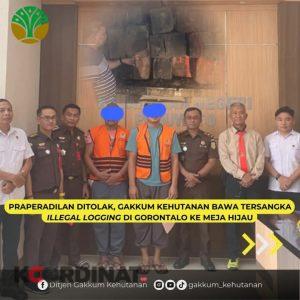 2 Tersangka Kasus Ilegal Logging Pohuwato Diserahkan Ke Kejaksaan