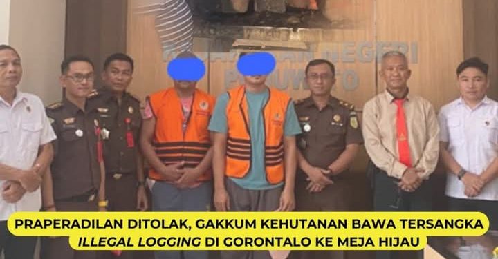 2 Tersangka Kasus Ilegal Logging Pohuwato Diserahkan Ke Kejaksaan