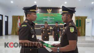 Danif Zaenu Wijaya Resmi Jabat Kepala Seksi Intelijen Kejari Kabupaten Gorontalo