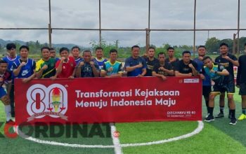 Sportivitas Warnai Lomba Futsal HUT ke-80 Kejaksaan di Kejari Kabupaten Gorontalo