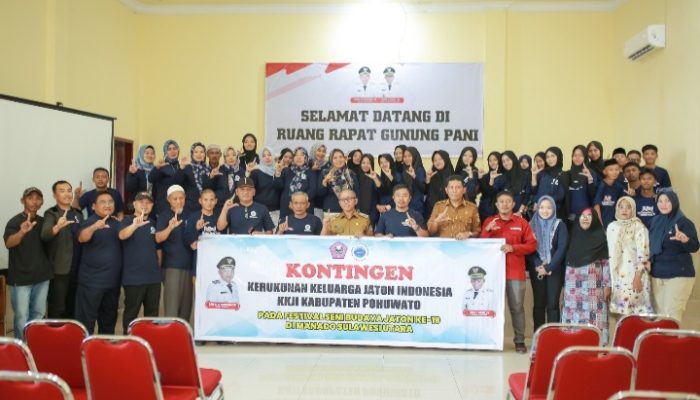Semangat Lestarikan Budaya, KKJI Pohuwato Ikut Festival Seni Jawa Tondano XIX
