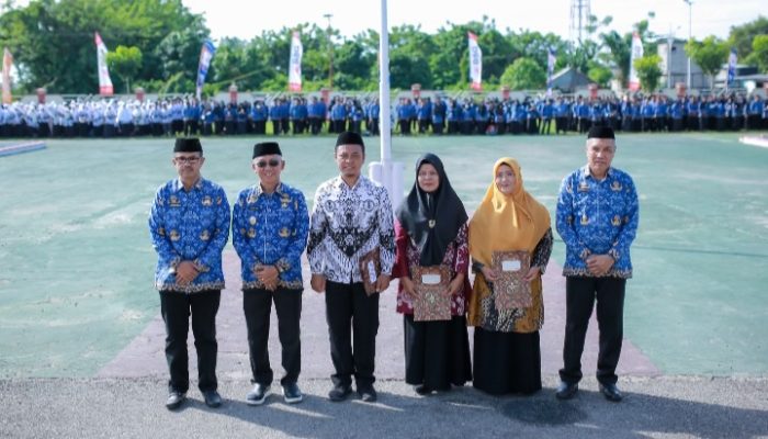 Peringati HUT Korpri ke-54 dan PGRI ke-80, Pemda Pohuwato Beri Apresiasi untuk Guru