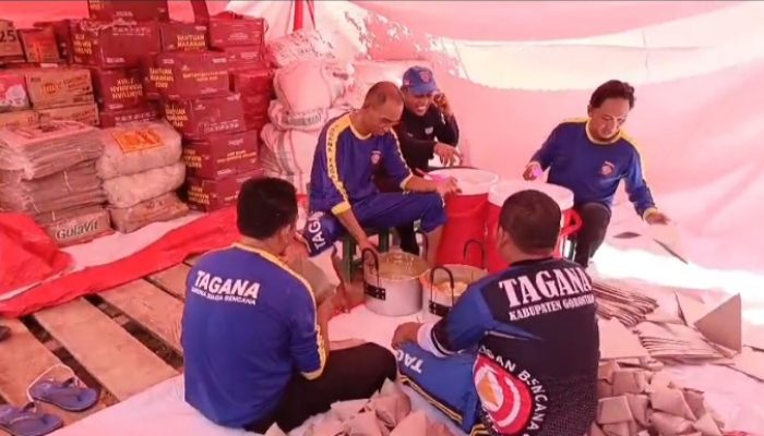 Tim Gabungan Tagana Pohuwato Provinsi Gorontalo Lanjutkan Penanganan ke Tapanuli Tengah