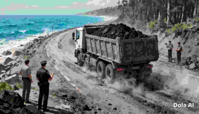 Maraknya Pengiriman Material  Tambang Ilegal di Jalur Pantai Selatan Bolsel, Dugaan Keterlibatan Oknum Aparat Mengemuka