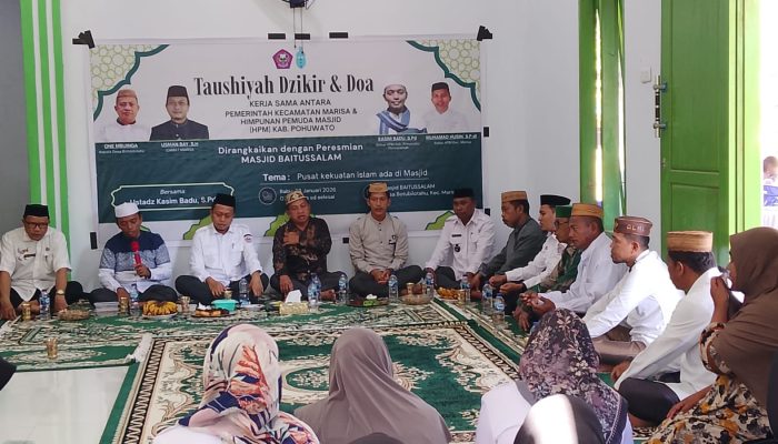 Dibangun dari Gotong Royong Penambang Rakyat, Masjid Baitussalam Botubilotahu Resmi Diresmikan