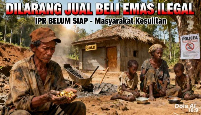Masyarakat Penambang Lokal Kesulitan Jual Emas, IPR Gorontalo Belum Juga Rampung
