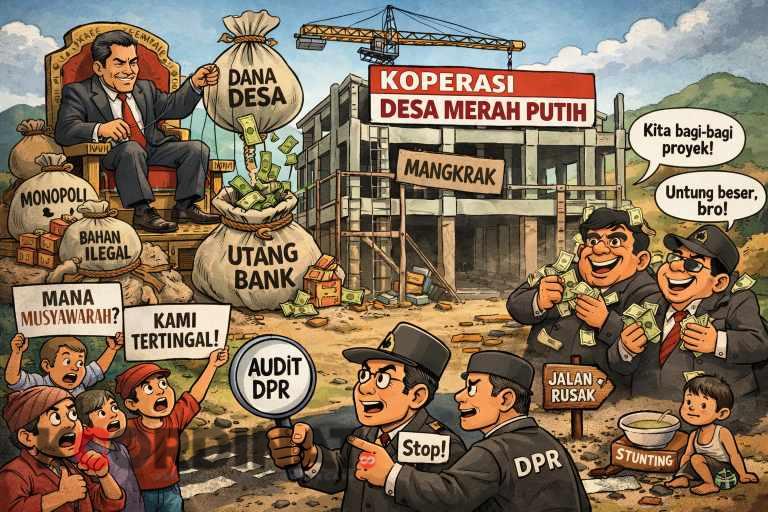 Polemik pembangunan koperasi desa merah putih