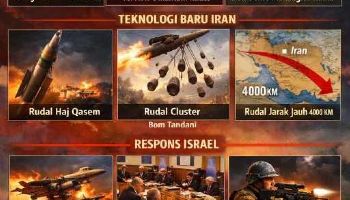 Gelombang Rudal Iran Guncang Israel: Teknologi Baru, Eskalasi Lama yang Kian Membara
