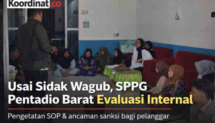 SPPG Pentadio Barat Lakukan Evaluasi Usai Sidak Wakil Gubernur, SOP Diperketat