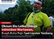 Wartawan Diduga Dipermalukan Oknum Eks Letkol Saat Liputan di Kawasan Tambang Pohuwato