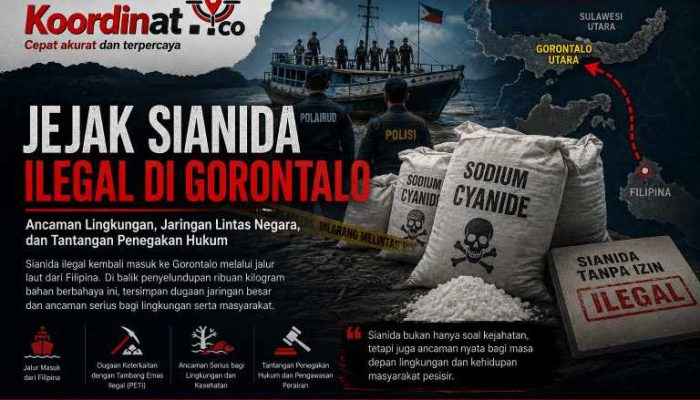 Sianida Ilegal di Gorontalo: Dugaan Jaringan Lintas Negara dan Ancaman Lingkungan