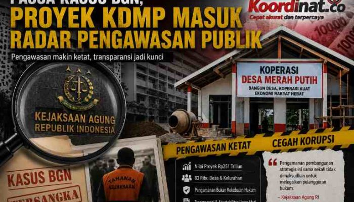 Pasca Kasus BGN, Proyek KDMP Masuk Radar Pengawasan Publik
