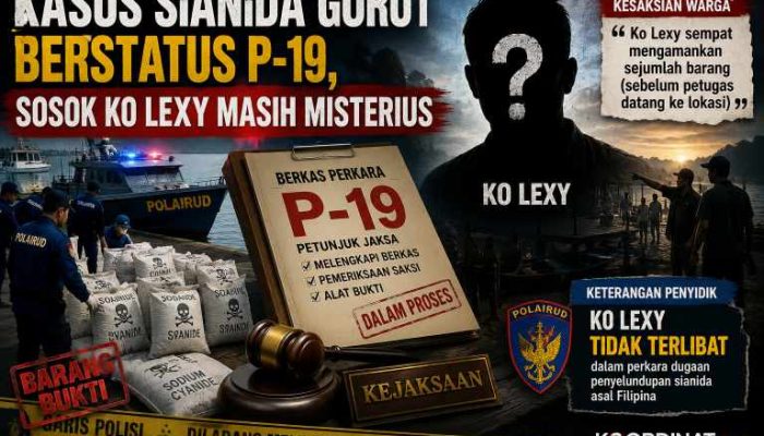 Berkas Perkara Sianida Gorut  Masuk P-19,Sosok Ko Lexy Masih Misterius