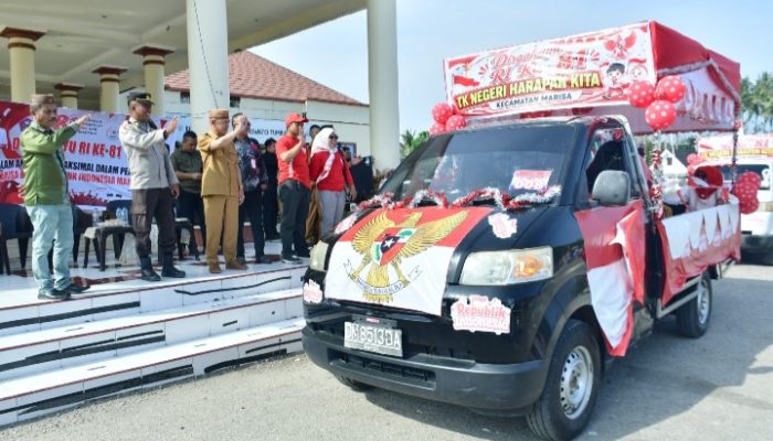 Pawai Pembangunan Marisa Semarakkan HUT ke-81 RI