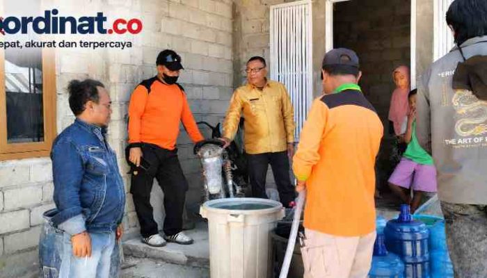 BPBD Kabupaten Gorontalo Salurkan Air Bersih ke Warga Timuato