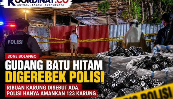 Polemik Barang Bukti Batu Hitam di Bone Bolango, Ribuan Karung Disebut,Polisi Hanya Amankan 123 Karung