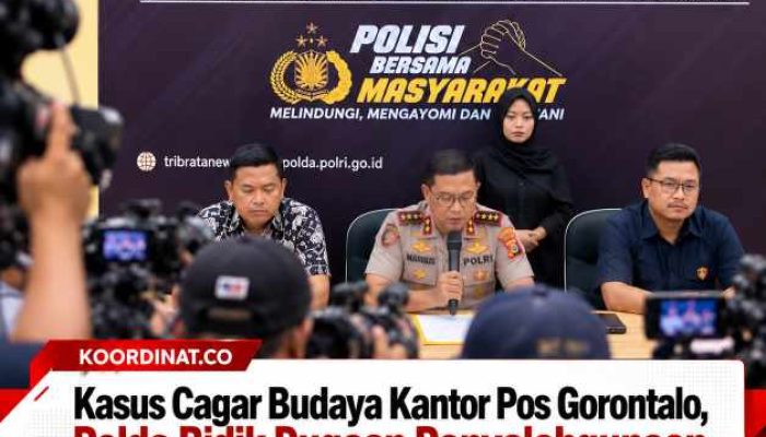 Polda Bidik Dugaan Penyalahgunaan Wewenang Pejabat Dalam Kasus Cagar Budaya Kantor Pos Gorontalo