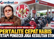YLKI Gorontalo Akan Sidak SPBU, Pertalite Cepat Habis tetapi Pengecer Juga Kesulitan Stok