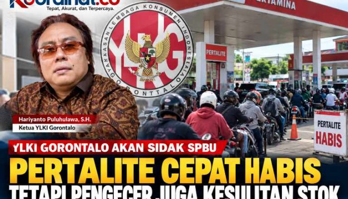 YLKI Gorontalo Akan Sidak SPBU, Pertalite Cepat Habis tetapi Pengecer Juga Kesulitan Stok