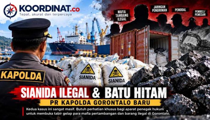 Kasus Sianida Ilegal dan Batu Hitam Jadi PR Kapolda Gorontalo Baru