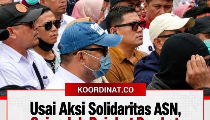 Usai Aksi Solidaritas ASN, Sejumlah Pejabat Pemkot Gorontalo Diduga Dapat Tekanan